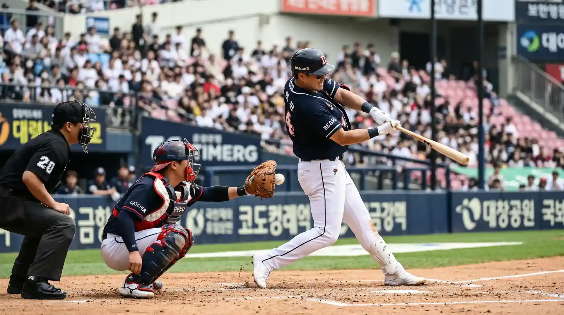 MLB batter swinging and missing at a breaking pitch, illustrating high strikeout rate lineup matchup analysis
